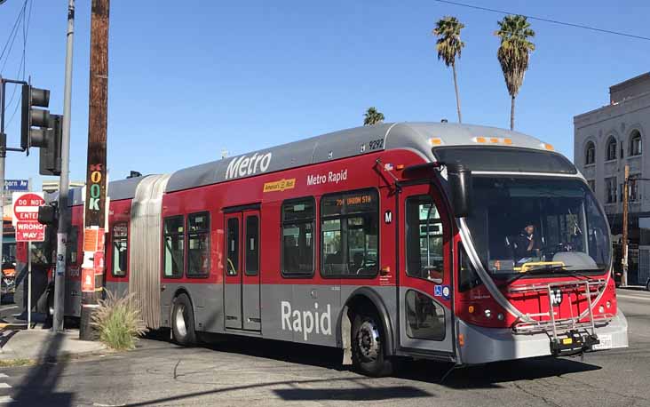 LA Metro Rapid NABI 60-BRT 9292